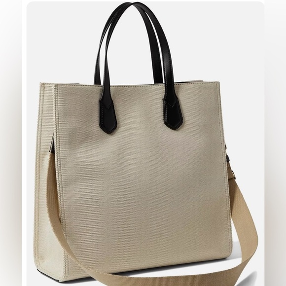 Michael Kors Handbag Kempner Large North South Tote Black Camel AUTHENTIC NWT - Picture 4 of 11